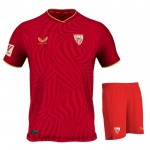 Günstige Fußballtrikots Sevilla FC Kinder Auswärtstrikot 2023-24 Kurzarm